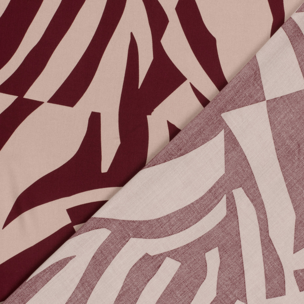 RESTSTÜCK 1,70m !!! - Viskose - Outline - rose/bordeaux