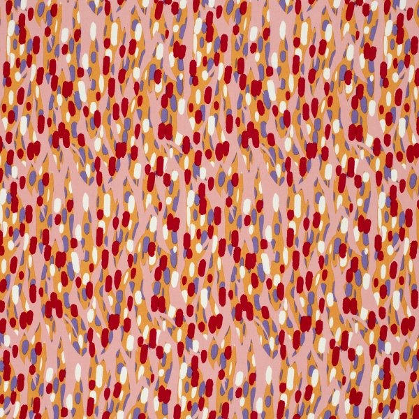 Viskose Popeline - Blai - rosa/rot/flieder