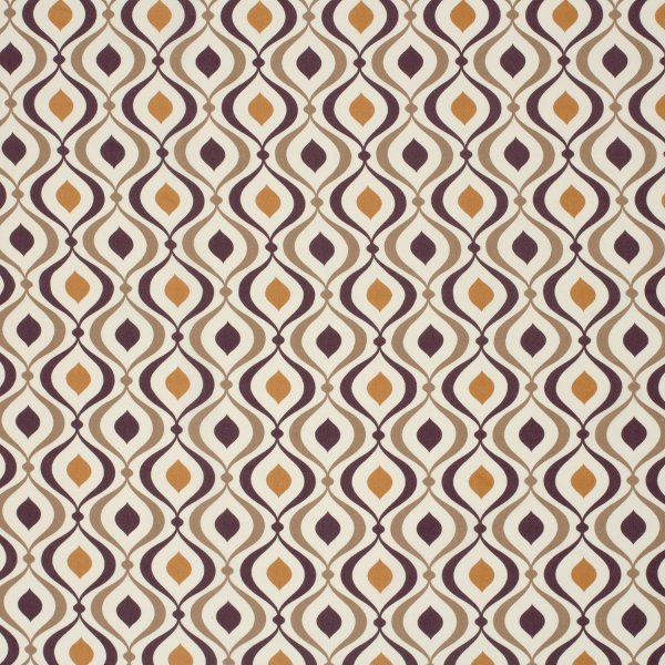 Viskose Popeline - Bruna - brown/ecru