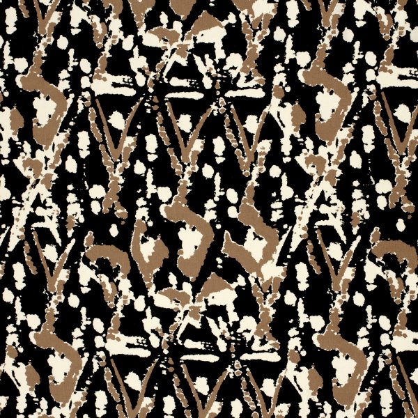 Viskose Popeline - Lanie - black/brown