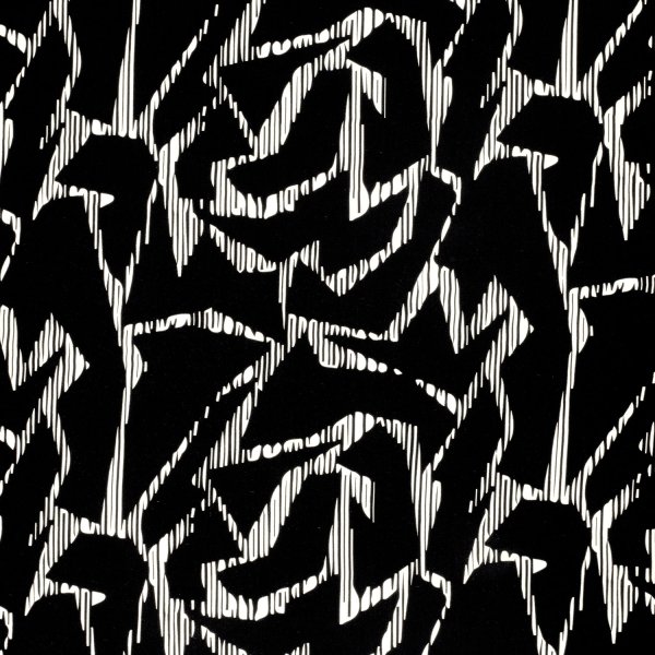 Viskose Popeline - Marlea - black/white