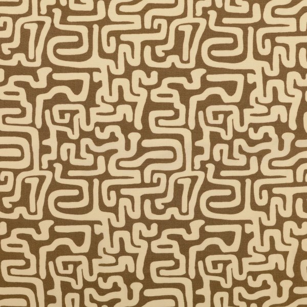 Viskose Popeline - Rumen - creme/braun