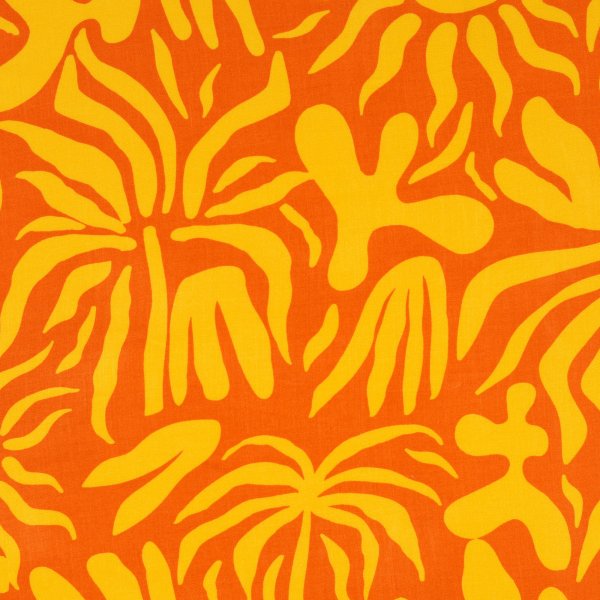 Viskose Popeline - Taciana - orange/yellow