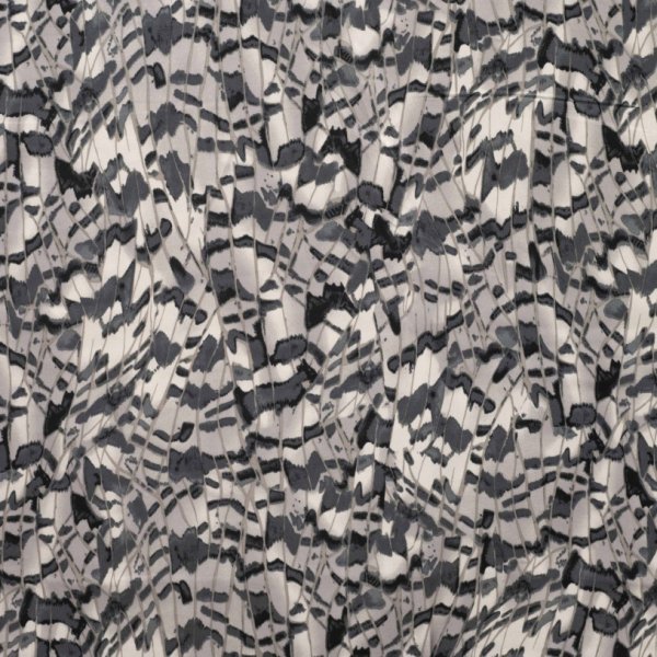 Viskosesatin - matt - Mystic Feather - grey