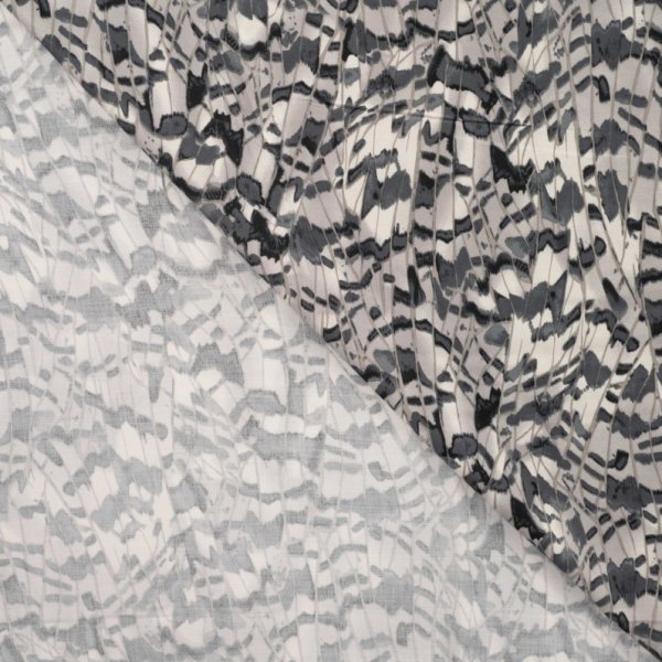 Viskosesatin - matt - Mystic Feather - grey