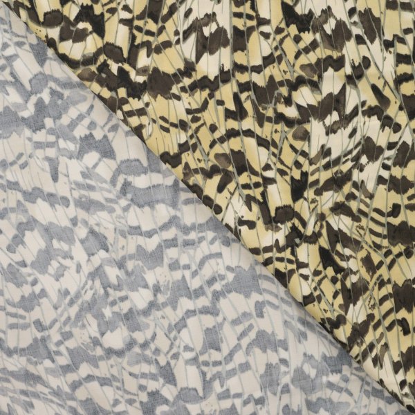 Viskosesatin - matt - Mystic Feather - khaki