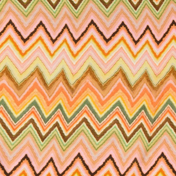 Viskosesatin - matt - Kalina - multicolor rosé