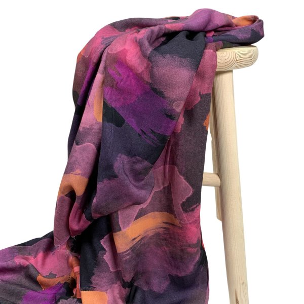 RESTSTÜCK 0,60m !!! - Viskose mit LENZING™ ECOVERO™ Fasern - Sia - rose/violett