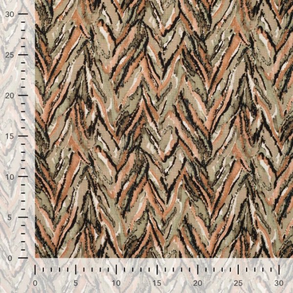 Viskose Slub - Eldor - khaki/brown
