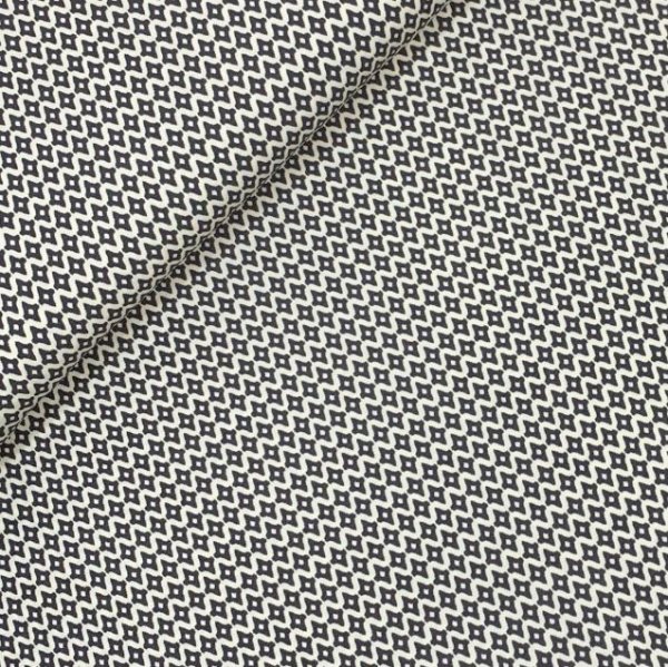 Viskose - Small Rhombus - grey