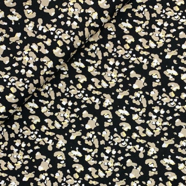 Viskose - Small Stains - black