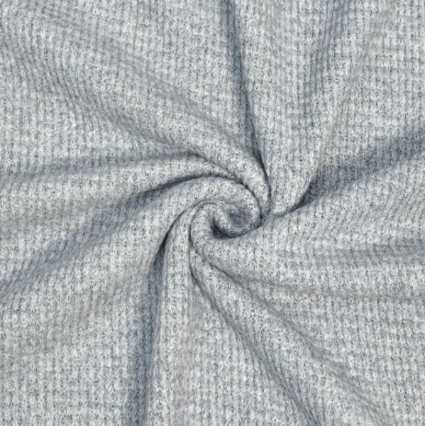 RESTSTÜCK 90cm !!! - Viskose Strick - Soft Waffle - grey