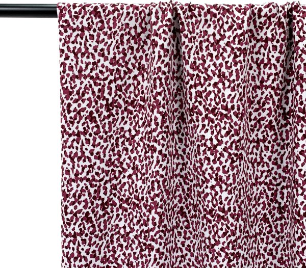 RESTSTÜCK 0,90m !!! - Viskose Popeline - Sohra - bordeaux