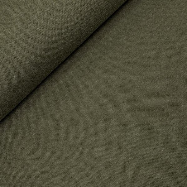 Viskose Strick Jersey - Merino Touch - uni - khaki
