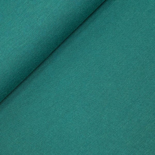 RESTSTÜCK 0,90m !!! - Viskose Strick Jersey - Merino Touch - uni - petrol