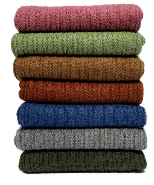 RESTSTÜCK 0,50m !!! - Viskose Strick - gerippt - indigoblau