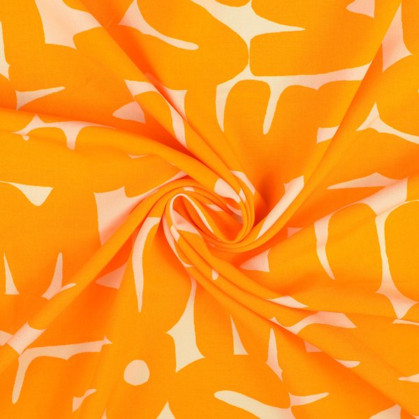 Viskose Popeline - Sunsun - orange
