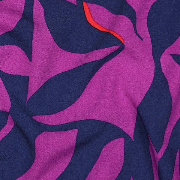 Viskose mit LENZING™ ECOVERO™ Fasern - Tosca - purple/navy/orange