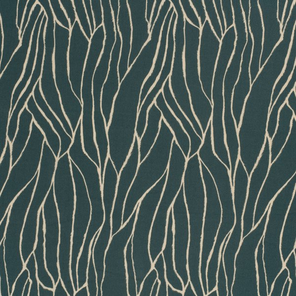 Viskose Twill - Linear Spirit - petrol/sand