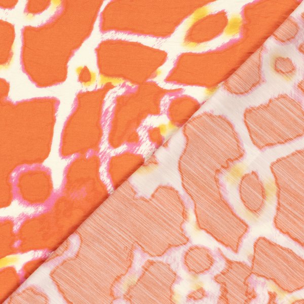 Viskose Twill - Ruby - orange
