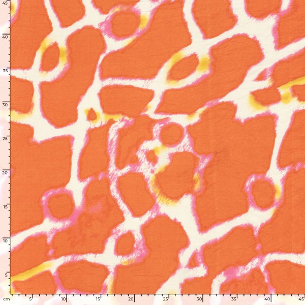Viskose Twill - Ruby - orange