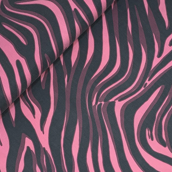 RESTSTÜCK 0,30m !!! - TENCEL™ Lyocell - Zebra Abena - dusty violett