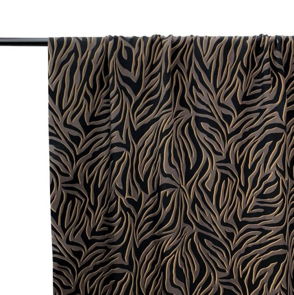 RESTSTÜCK 1,20m !!! - Viskose - Zebra - braun