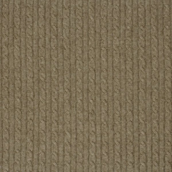 Viskose Zopfstrick - Scandi - khaki meliert