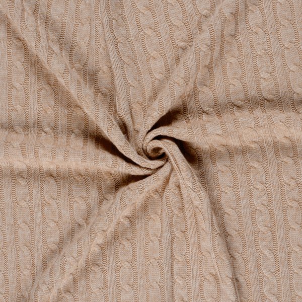 Viskose Zopfstrick - Scandi - nude meliert
