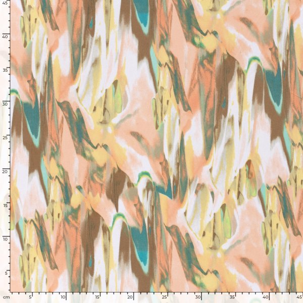 Viskosejersey - Arya - coral