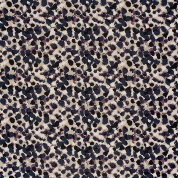 RESTSTÜCK 0,40m !!! - Viskosejersey - Cosmic Spots - blue/mauve/black