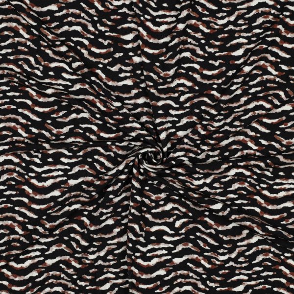 Viskosejersey - Erisa - black
