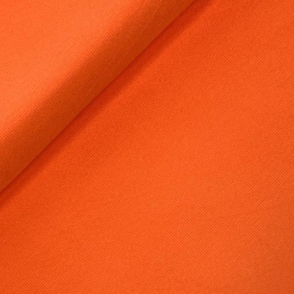 Feinripp Viskosejersey - uni - orange