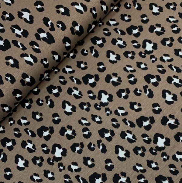 RESTSTÜCK 80cm !!! - Viskosejersey - Leo Marlen - braun