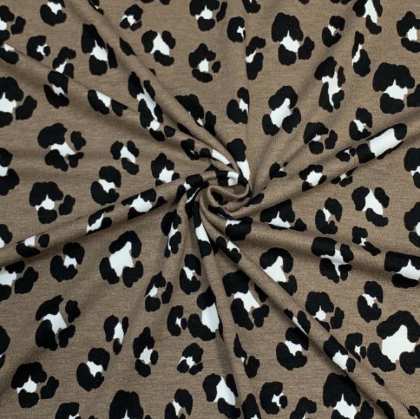 RESTSTÜCK 80cm !!! - Viskosejersey - Leo Marlen - braun