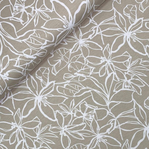 Viskosejersey - Lilly - sand