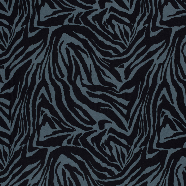RESTSTÜCK 1,60m !!! - Viskosejersey - Night Line - greyblue/black