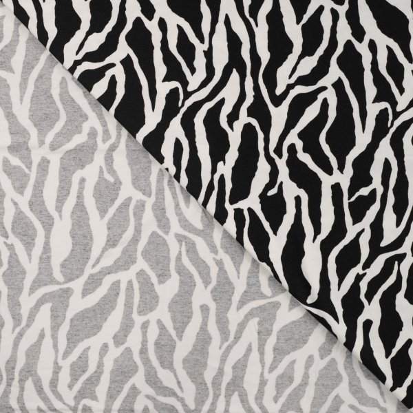 Viskosejersey - Stine - black/white