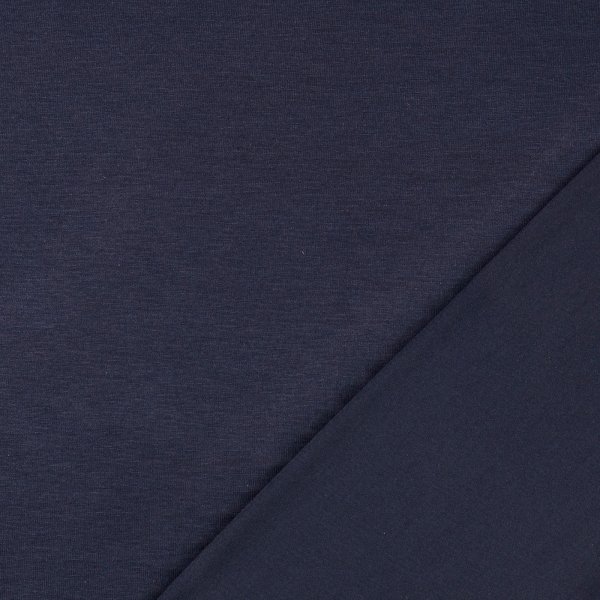 Viskosejersey - uni - dunkelblau