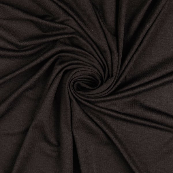 Viskosejersey - uni - schwarz