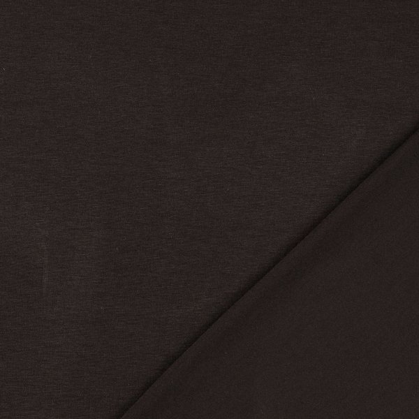 Viskosejersey - uni - schwarz