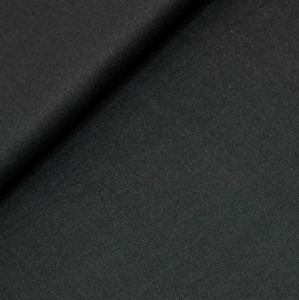 RESTSTÜCK 50cm !!! - Viskose Leinen - black