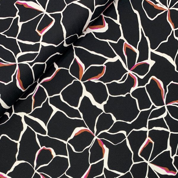 RESTSTÜCK 0,50m !!! - Viskose Stretch - Consuela - black