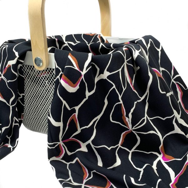 RESTSTÜCK 0,50m !!! - Viskose Stretch - Consuela - black