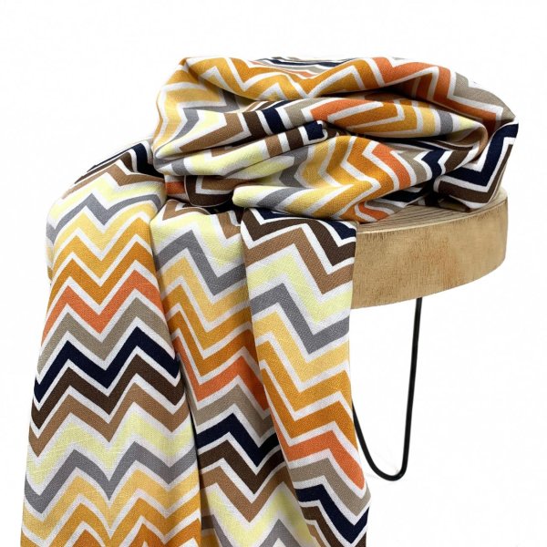 RESTSTÜCK 50cm !!! - Viskose Stretch - Raya - gelb/orange