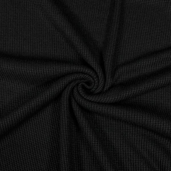 RESTSTÜCK 1,30m !!! - Viskosestrick - Kelly - black