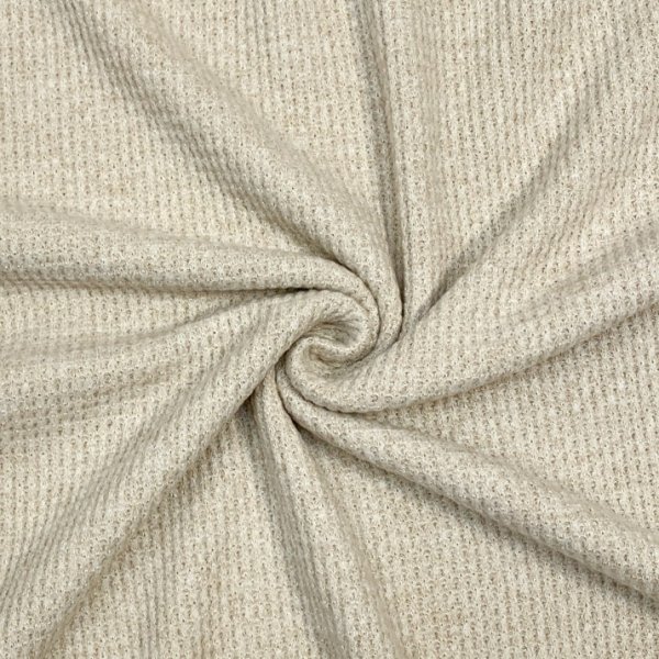 Viskose Strick - Soft Waffle - light sand