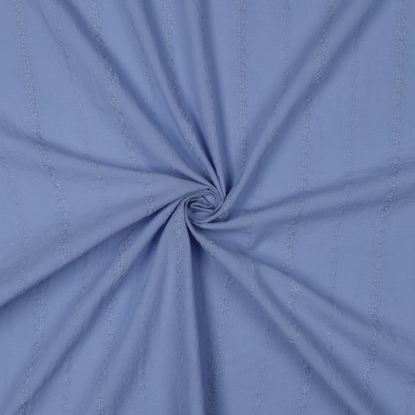 Baumwolle embroidery - Vivia Stripes - lavender