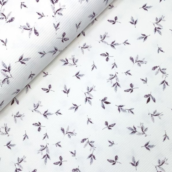 RESTSTÜCK 1,60m !!! - Strickjersey - Waffel - Leaves - mauve