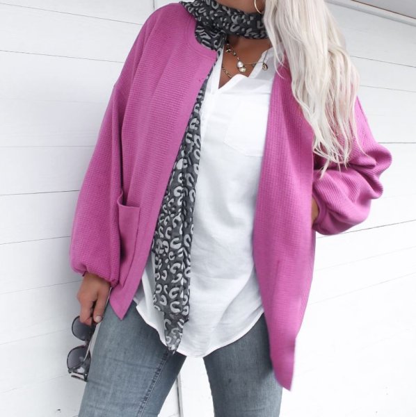 B-Ware!!! - Modalstrick - Waffle Knit - 80cm Panel - malve - Waffle Fall